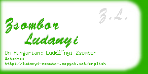 zsombor ludanyi business card